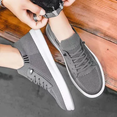 SUMMER MESH FLY-KNIT RUNNING VERSATILE LIGHTWEIGHT SNEAKERS SHOES